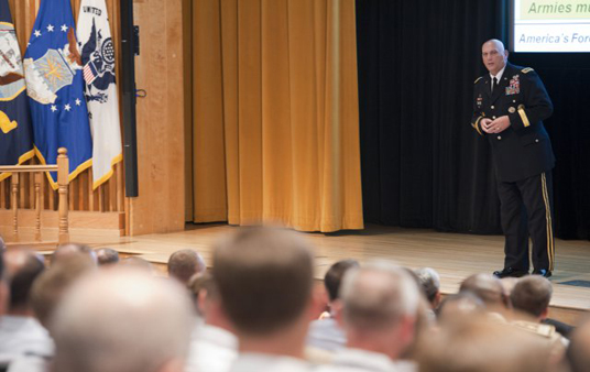 Odierno to War College students: Education, adaptability key to future of Army